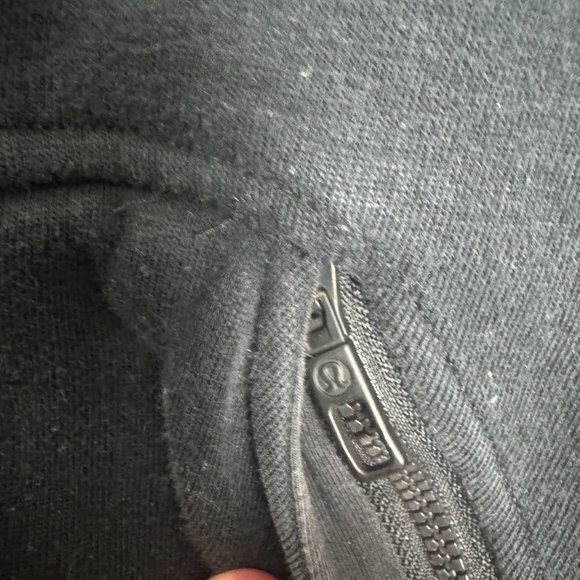 Lululemon Women's Size Medium Black Full Zip Double Zipper Hoodie W/ Pockets - Picture 9 of 12